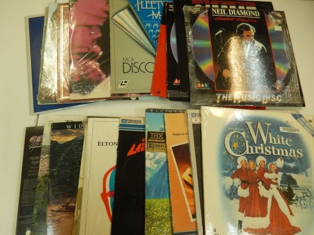 LASER DISC ASSORTMENT (21) MADONNA, BILLY JOEL, ABBA,: MADONNA, BILLY JOEL, ABBA, MICHEAL JACKSON, & OTHERS