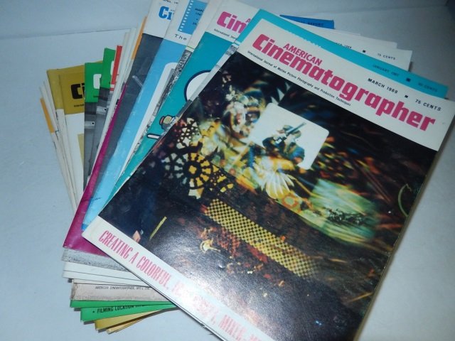 1960'S AMERICAN CINEMATOGRAPHER MAGAZINES (30+): 1960'S AMERICAN CINEMATOGRAPHER MAGAZINES (30+)