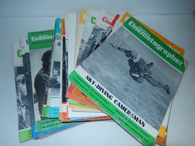 1960'S AMERICAN CINEMATOGRAPHER MAGAZINES (30+): 1960'S AMERICAN CINEMATOGRAPHER MAGAZINES (30+)