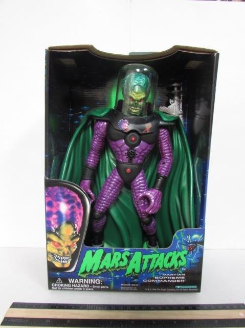 MARS ATTACKS MARTIAN SUPREME COMMANDER ORIGINAL: ORIGINAL PACKAGING
