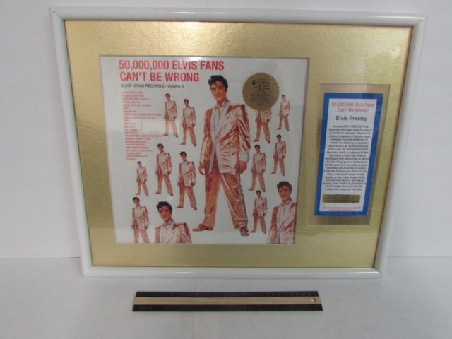 ELVIS PRESLEY ALBUM ART 50,000,000 ELVIS FANS: 50,000,000 ELVIS FANS CANT BE WRONG, SERIAL # 1950, ORIGINAL VINYL