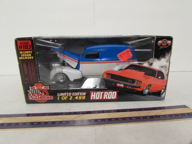 RACING CHAMPIONS HOT ROD ORIGINAL PACKAGING, 39 CHEVY: ORIGINAL PACKAGING, 39 CHEVY SEDAN DELIVERY