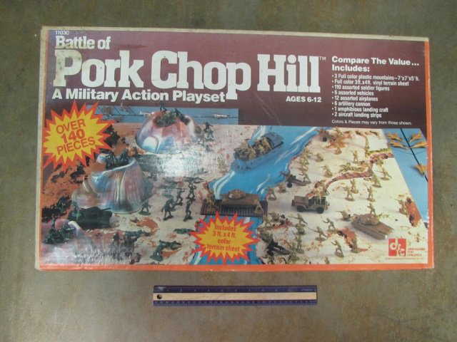 BATTLE OF PORK CHOP HILL MILITARY PLAYSET ORIGINAL