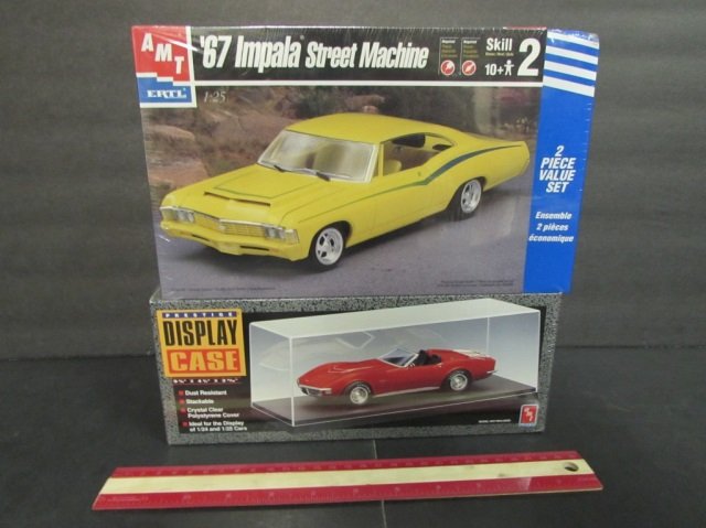 67 IMPALA STREET MACHINE MODEL KIT ORIGINAL PACKAGING,: ORIGINAL PACKAGING, INCLUDES A PRESTIGE DISPLAY CASE