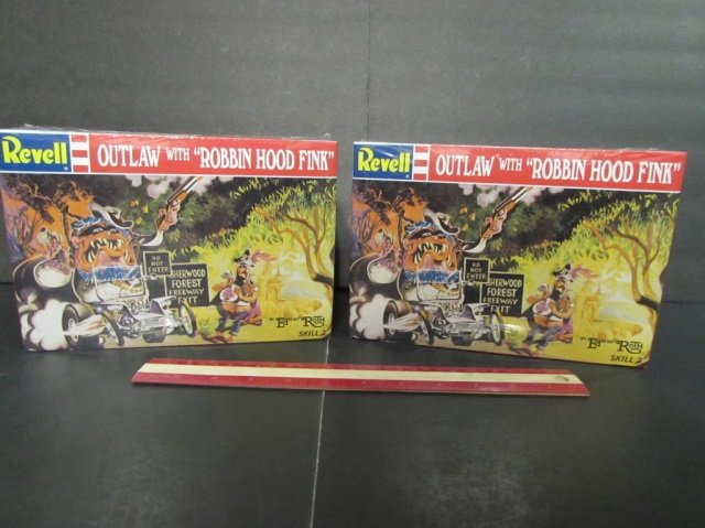 OUTLAW WITH ROBIN HOOD FINK MODEL KITS (2) BOTH ARE IN: BOTH ARE IN ORIGINAL PACKAGING