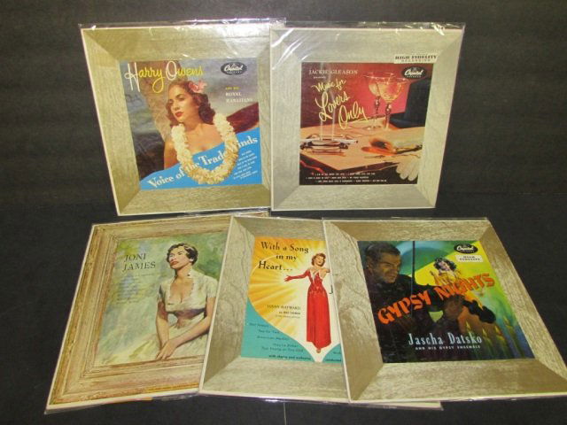 VINYL RECORDS (5) JONI JAMES, JACKIE GLEASON, HARRY: JONI JAMES, JACKIE GLEASON, HARRY OWENS, GYPSY NIGHTS, & JANE FROMAN