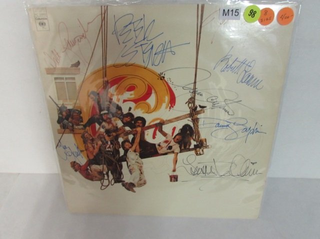 CHICAGO TERRY KATH CETERA SIGNED AUTO. RECORD SIGNED BY: CHICAGO TERRY KATH CETERA SIGNED AUTO. RECORD SIGNED BY HOLE BAND SIGNED BY HOLE BAND