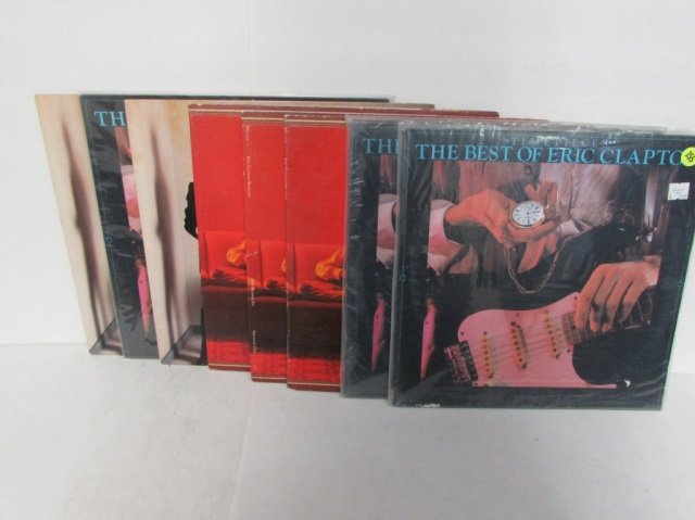 ERIC CLAPTON VINYL RECORD LOT 8 LPS: ERIC CLAPTON VINYL RECORD LOT 8 LPS