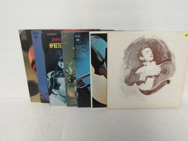 JOHNNY CASH VINYL RECORD LOT 7 LPS: JOHNNY CASH VINYL RECORD LOT 7 LPS