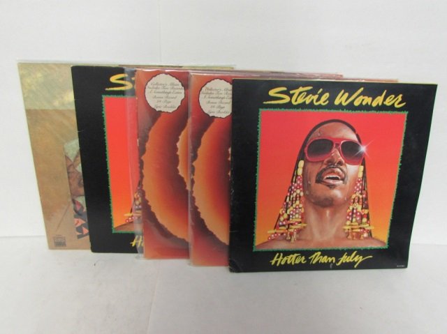 STEVIE WONDER VINYL RECORD LOT 5 LPS: STEVIE WONDER VINYL RECORD LOT 5 LPS