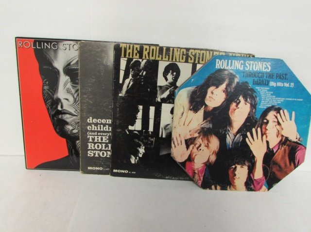 ROLLING STONES VINYL RECORD LOT 4 LPS: ROLLING STONES VINYL RECORD LOT 4 LPS