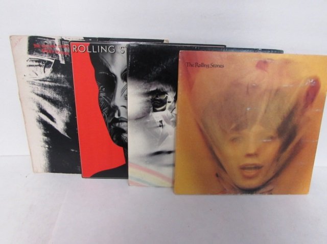 ROLLING STONES VINYL RECORD LOT 4 LPS: ROLLING STONES VINYL RECORD LOT 4 LPS