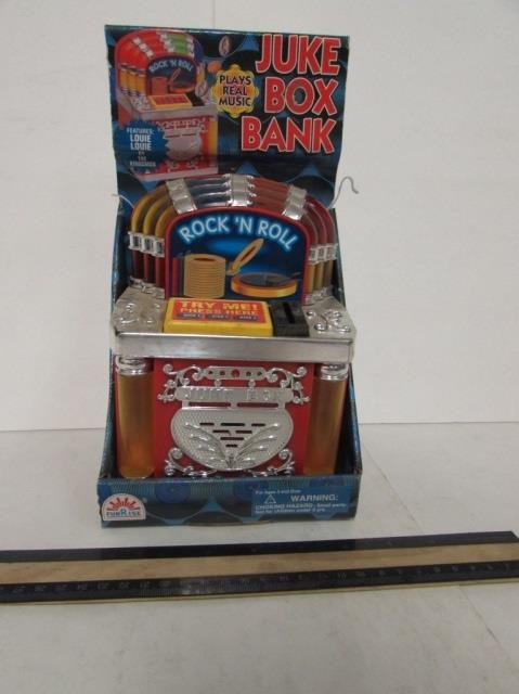JUKE BOX BANK: JUKE BOX BANK PLAYS REAL MUSIC, IN ORIGINAL PACKAGING