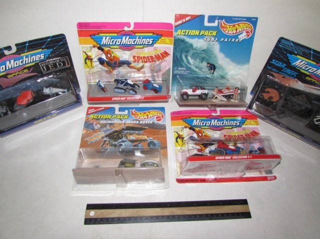 HOT WHEELS AND MICRO MACHINES (6): HOT WHEELS AND MICRO MACHINES (6) ALL ARE IN ORIGINAL PACKAGING