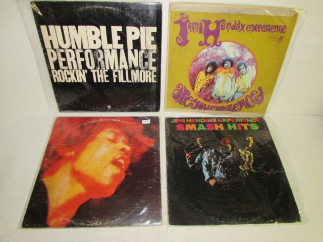 JIMI HENDRIX VINYL RECORDS (4): JIMI HENDRIX VINYL RECORDS (4)