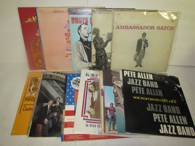 ASSORTED VINYL RECORDS: ASSORTED VINYL RECORDS AMBASSADOR SATCH, BOOTS RANDOLPH, PETE ALLEN, & MORE