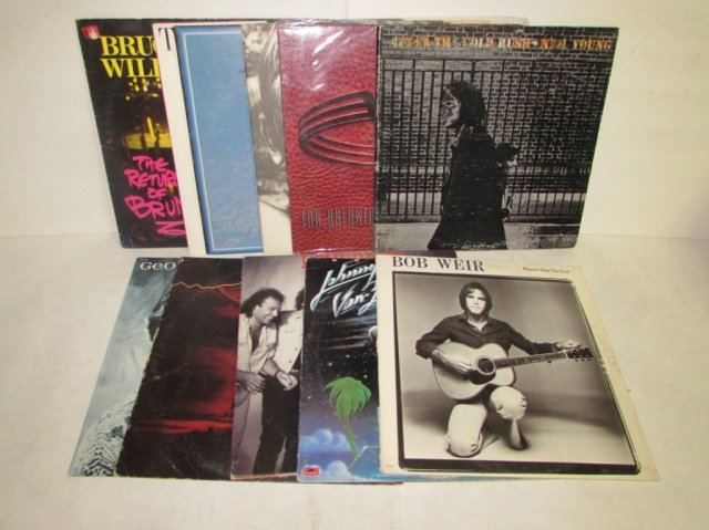 ASSORTED VINYL RECORDS: ASSORTED VINYL RECORDS BOB WEIR, TUBES, LOVERBOY, GEORGE THOROGOOD, & MORE