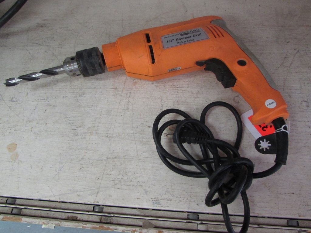 ELECTRIC CHICAGO HALF INCH HAMMER DRILL