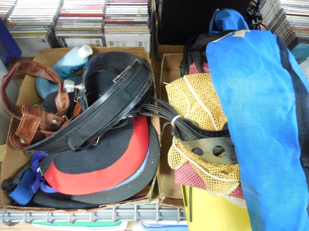 SCUBA DIVING EQUIPMENT: SCUBA DIVING EQUIPMENT ALSO INCLUDES: GLOVES, DUFFLE BAGS, FLIPPERS, DIVING LOCKER, AND MORE.