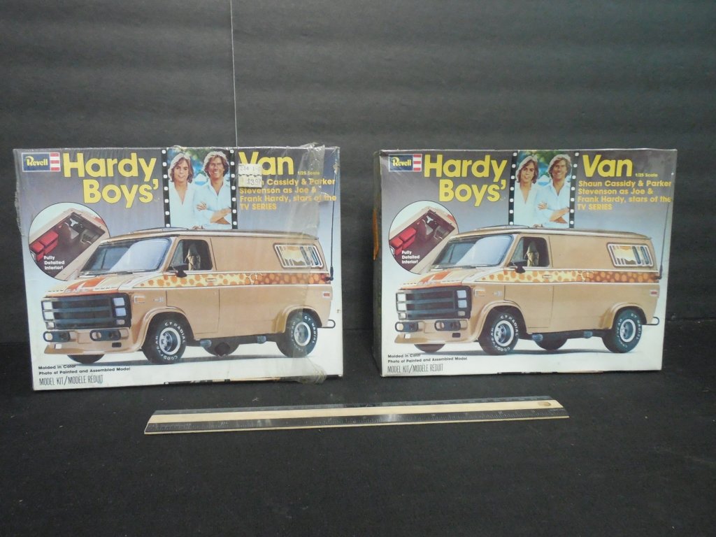 HARDY BOYS VAN MODEL KITS (2): HARDY BOYS VAN MODEL KITS (2) BOTH ARE IN ORIGINAL PACKAGING