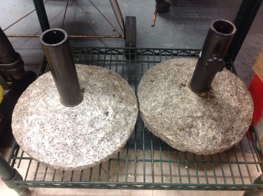 Granite Umbrella Stand (2): 10" tall