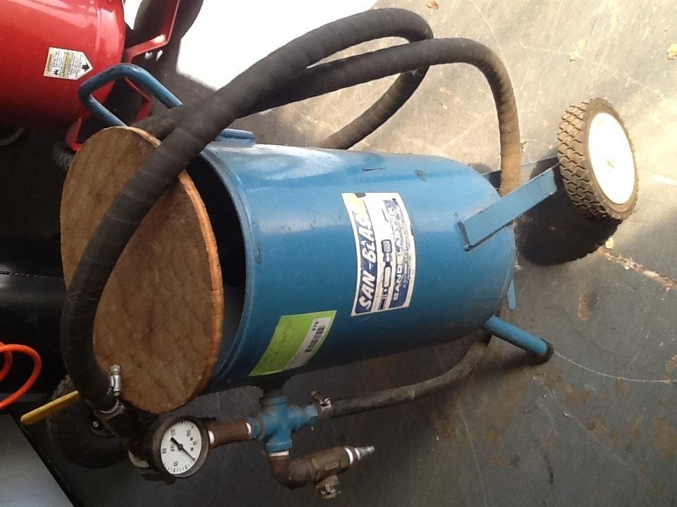 San-Blast Sandblaster: Model 70 Sand Blaster with hose and guage