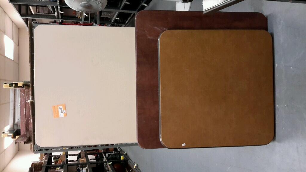 Folding Tables (3): 1 very heavy, ranging from 39" to 5' in length
