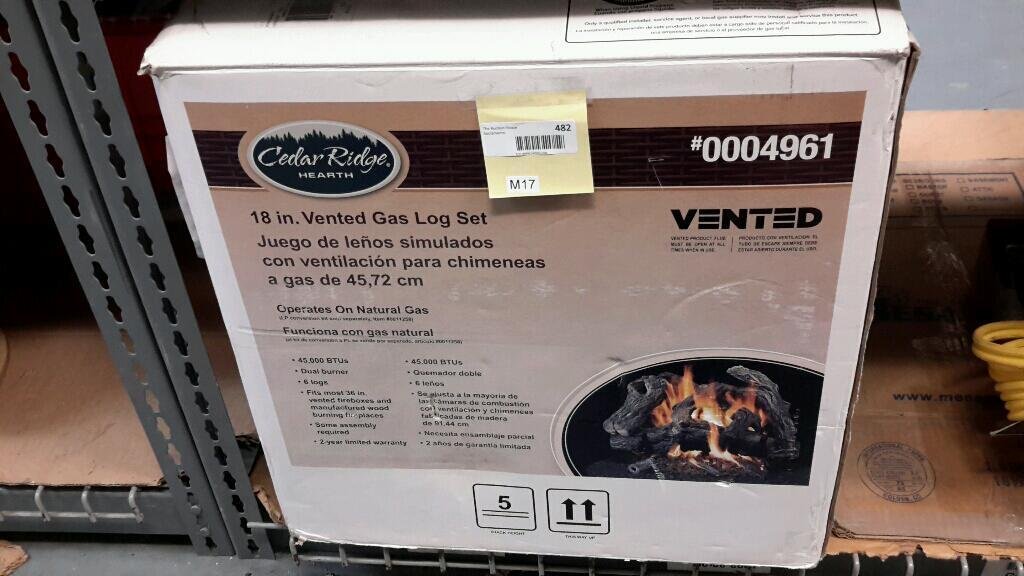 Cedar Ridge Hearth Gas Log Set