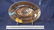 Amber Depression Glass Tray
