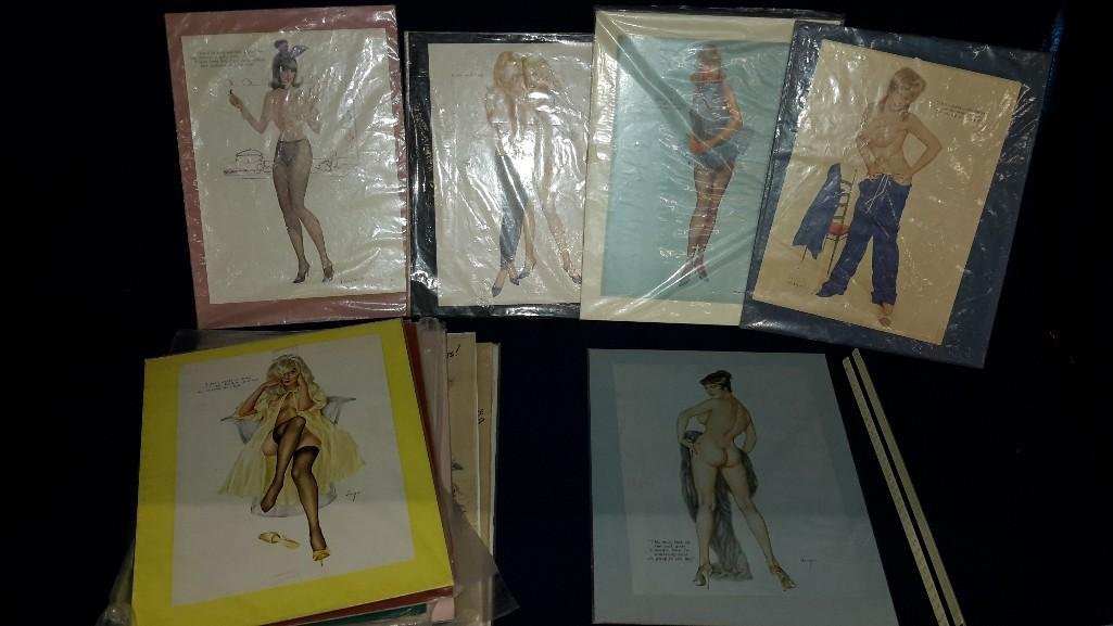 Nude Prints (21): Vargas, Don Lewis, Feb.1951 calendar and more