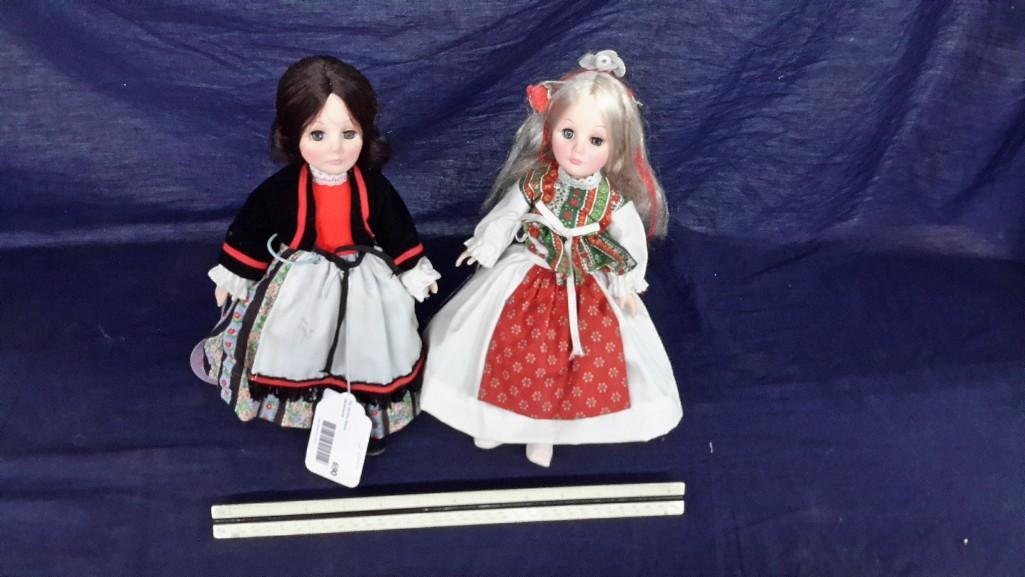 Effanbee dolls: Effanbee dolls one marked miss Russia one marked Poland