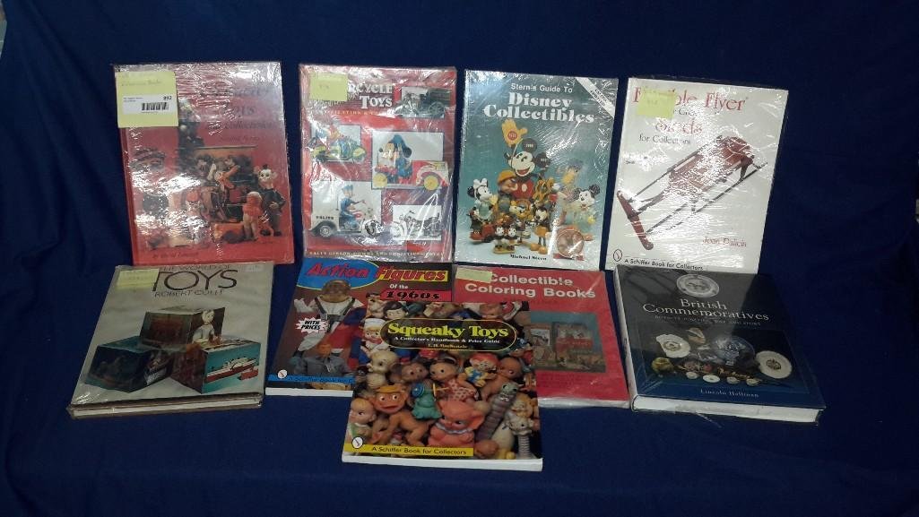 Referance Books (9): Character Toys and Collectibles, Motorcycle toys, Flexible Flyers and Sleds, & more