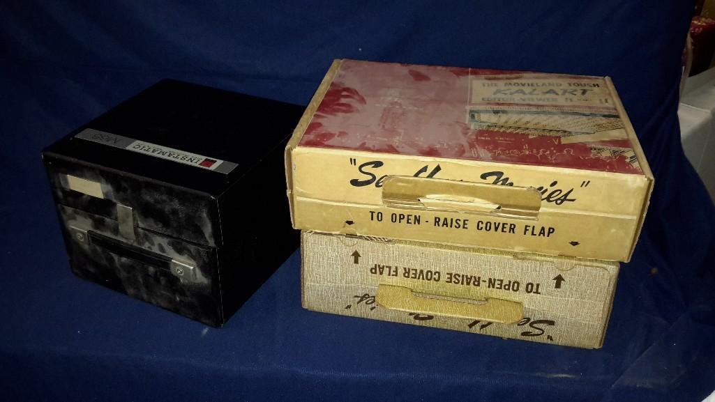 Kalart Viewer (2) & Instamatic Projector: With original boxes 
