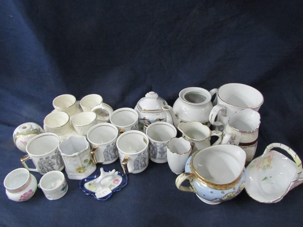 Antique Glassware (20): Noritake, Bovaria decorative basket, and more 