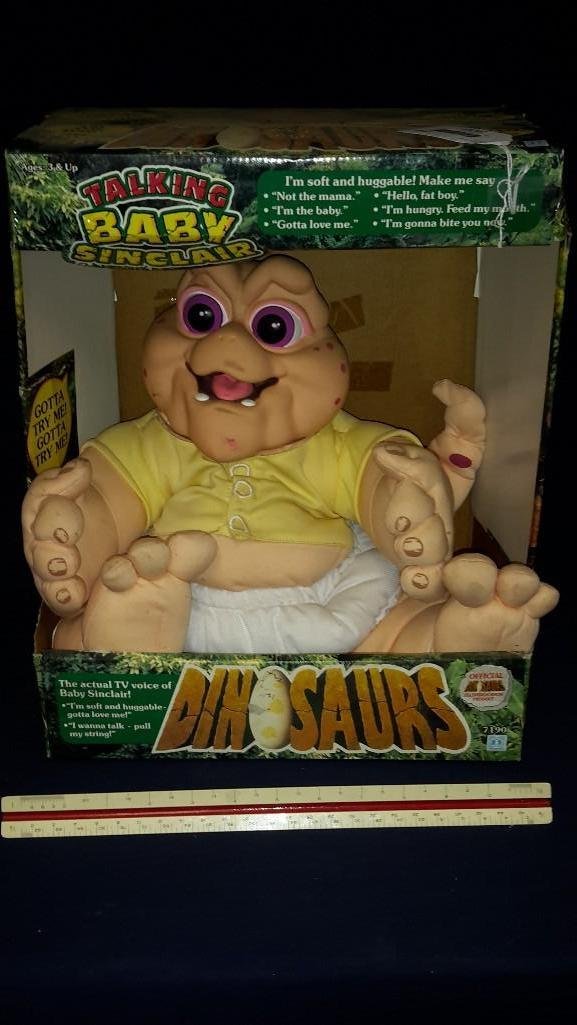 baby sinclair talking doll