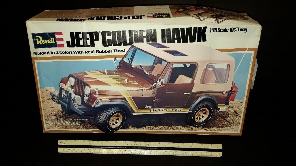 Revell Jeep Golden Hawk Plastic Model Kit: Comes in original box, is not sealed