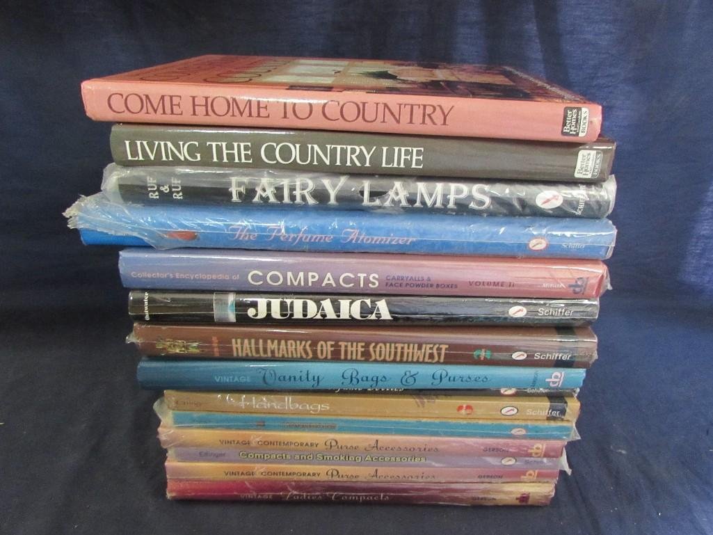 Reference and Home Decor Books (20): Ladies Compacts, handbags, Vintage Clothing and more