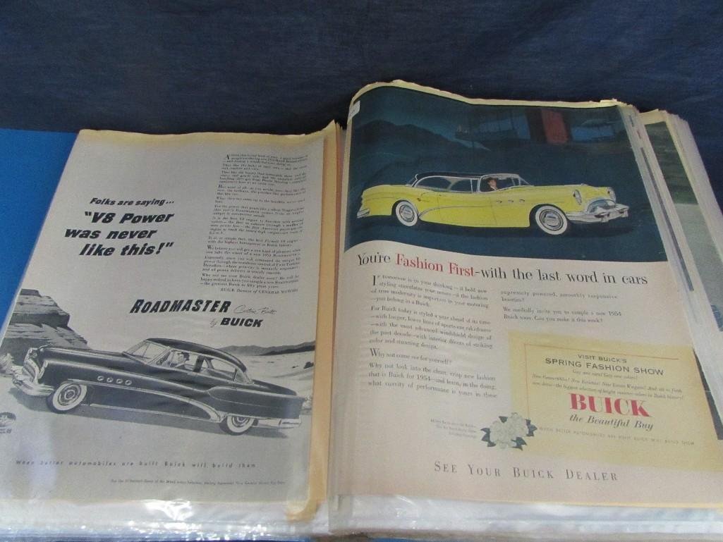 Automobile Advertisement Collection: 1930s through 1960s, huge collection of magazine advertisements 