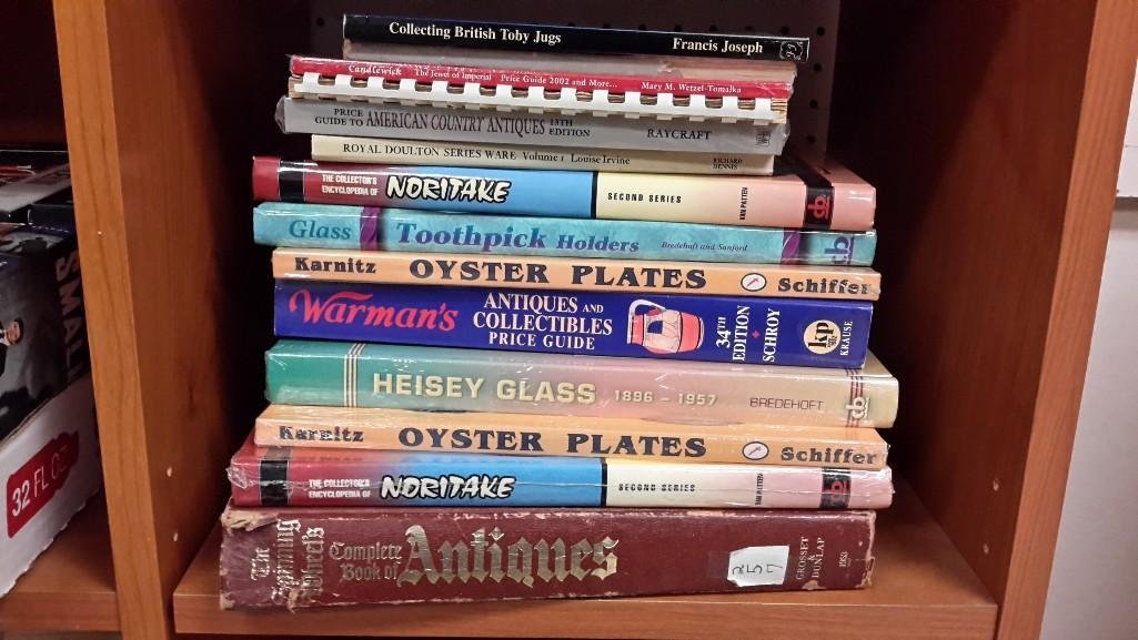 Reference Book Collection (14): Titles include Royal Dalton, Toothpick Holders, Noritake and others.