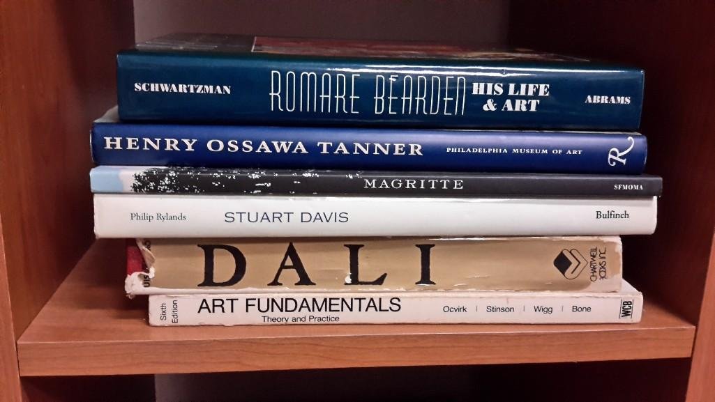 Art Related Book Collection (6): Some titles include Dali, Stuart Davis, Henry Ossawa Tanner and more. 