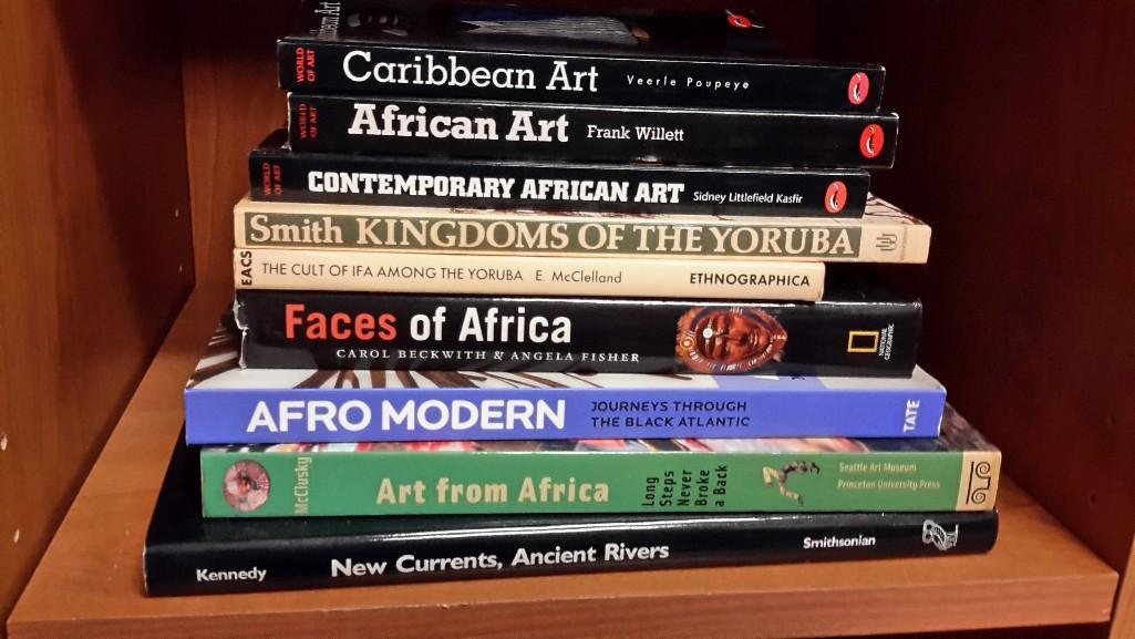 African American Art Related Books (9): Some hardcover and some soft. African and Caribbean themes. 
