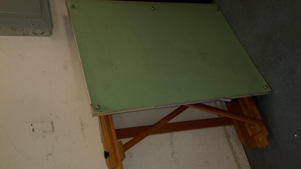 Drafting Table: Table top measures 42" by 31"