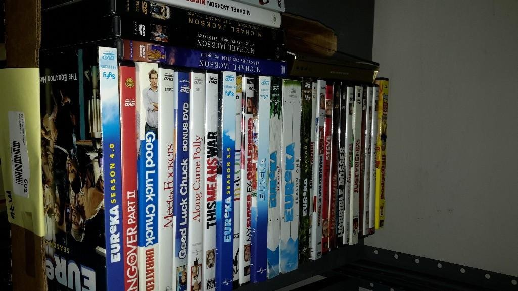 DVD Collection (31): Michael Jackson Music Videos, Good Luck Chuck, Eureka (6 seasons), Hangover, and more