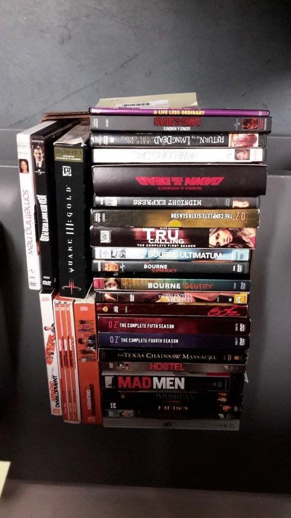 DVD Collection (28): Texas Chainsaw Massacre, Mad Men, The Born Trilogy, Dawn of the Dead, Land of the Dead, Arrested Development and more.