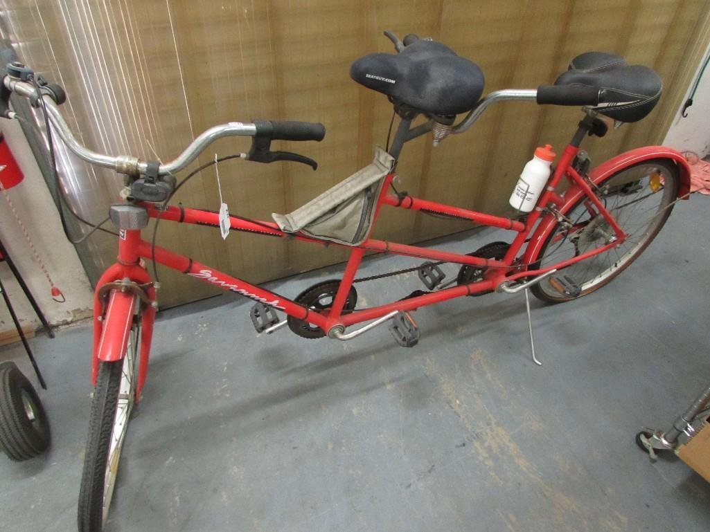Huffy tandem best sale bike