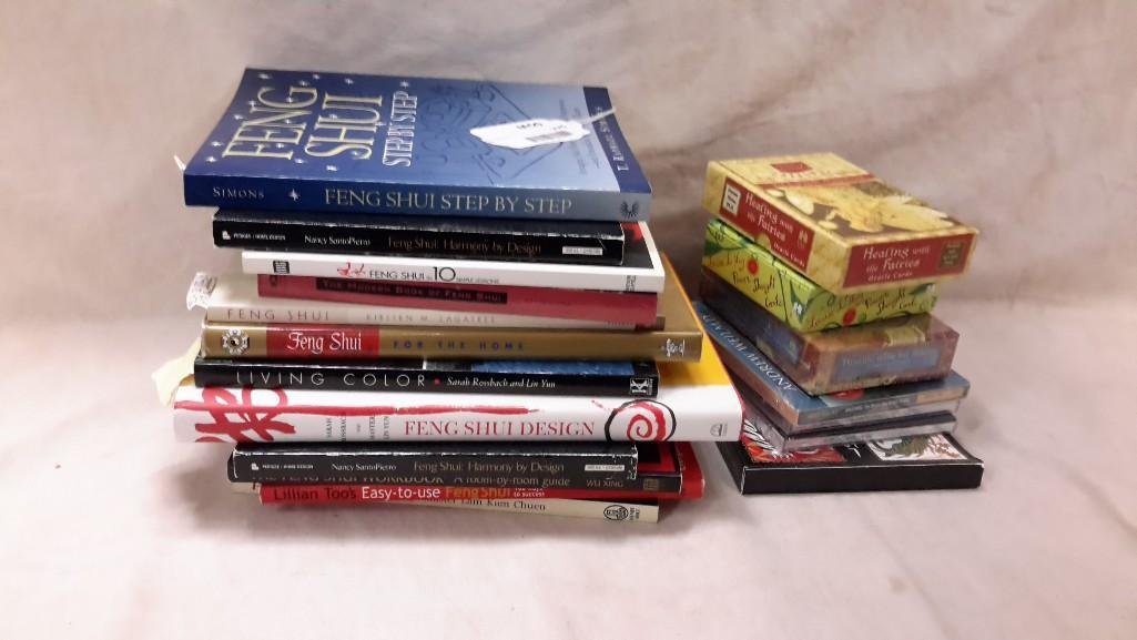 Feng Shui Book Collection (19): Book titles; Feng Shui Step by Step, Feng Shui 10 simple lessons, Feng Shui for your home. Also comes with AM Pm Yoga for Beginners CD and more. 