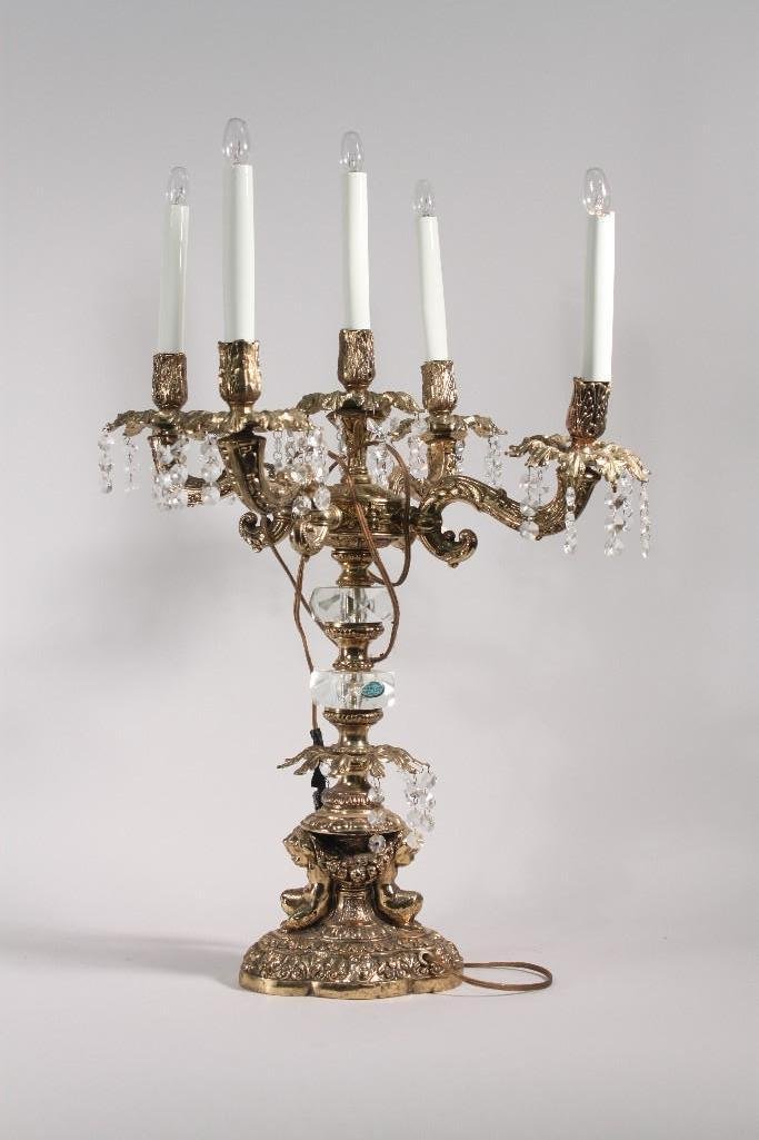 Electric Candelabra Table Lamp