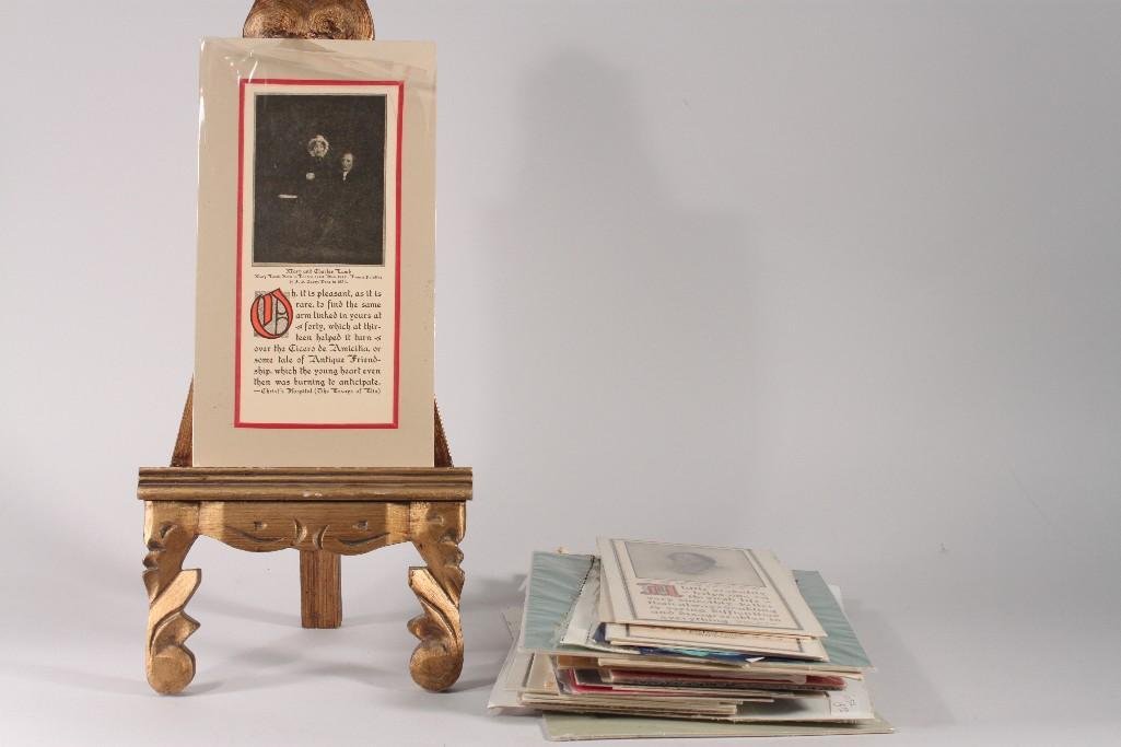 Vintage Prints (28): Includes 2 Jo Jo Melons crate labels, 1947 calendar, and more.
