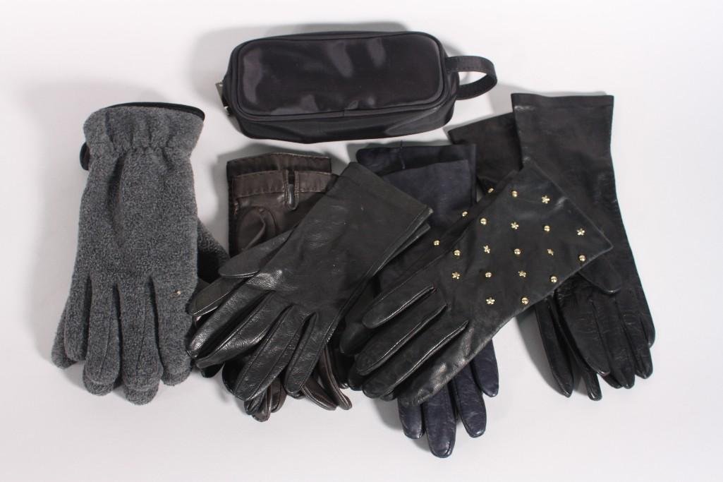 Ladies Gloves (6 pairs): Sizes 6 1/2, 7, S/M, and L.