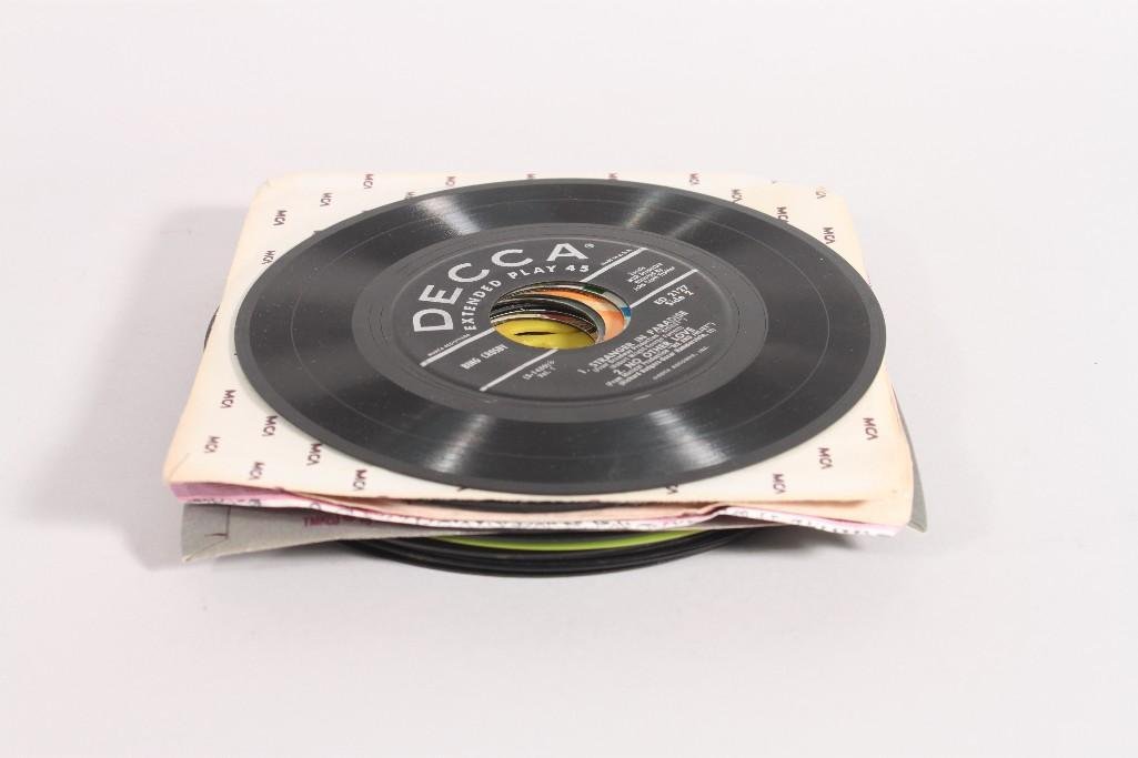 45 RPM Vinyl Records: Labels include Duke, Casablanca, Warner Bros. Records, RCA Victor,Big Tree Records, and more. Artists include England Dan & John Ford Coley, Junior Parker, Earth, Wind,& Fire, Peter Frampton,
